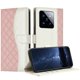 thumbnail image 5 of Funda Tipo Cartera Acolchada para Xiaomi 14 Pro con Bloqueo RFID Ranuras y Correa Rosa, 5 of 5
