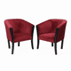 thumbnail image 2 of Sitiales Americano Rojo Felpa, 2 of 2