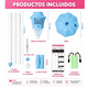 thumbnail image 2 of Máquina De Burbujas Con Forma De Farol Con Luz Y Música  Azul, 2 of 4