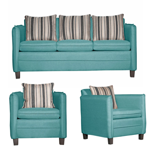 Ruzam Mobel - Juego De Living 3 1 1 Barcelona Turquesa