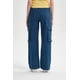 thumbnail image 3 of Jeans Mujer Cargo Calce Recto Azul - ll, 3 of 4
