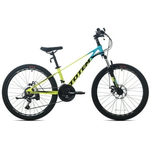 Bicicleta De Magnesio Totem Mtb Aro 24 Mod Martin Amarillo