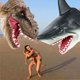 thumbnail image 2 of Set de marionetas Gemini&Genius Tyrannosaurus & Shark, 2 of 9