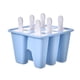 thumbnail image 2 of Molde De Silicona Para Hacer Paletas De Hielo Molde Para Paletas De Helado Moldes Congelados 6 Celdas Azul, 2 of 5