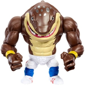 Figura De Acción Mattel Street Sharks Big Slammu De 15 Cm Con Movimiento