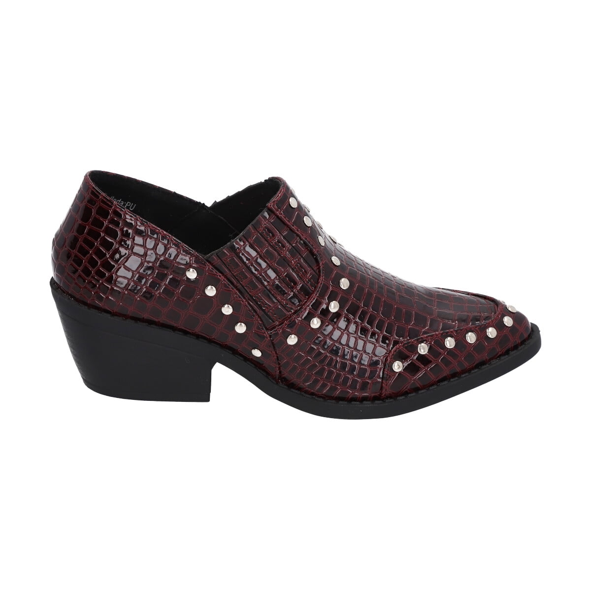 Botin Mujer Burdeo Crocco Police