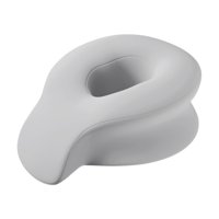 Magideal - Almohada De Spa Para Boca Abajo, Almohada De Belleza Facial, Almohada Ergonómica Antideslizante Para Masaje Facial, Almohada Para Viaje En Avión A Cas Gris Claro