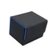 thumbnail image 4 of Caja De Baraja De Cartas Coleccionables, Caja De Almacenamiento Para Dados, Contenedor Premium, Estuche Para Tarjetas De Organización, Negro Y Azul, 4 of 5
