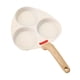 thumbnail image 3 of Sartén Para Huevos, Freidora De Aceite, Olla Para Cocinar, Olla Para Carne, Suministros De Cocina, Sartén Antiadherente, 3 Agujeros, Color Beige, 3 of 5