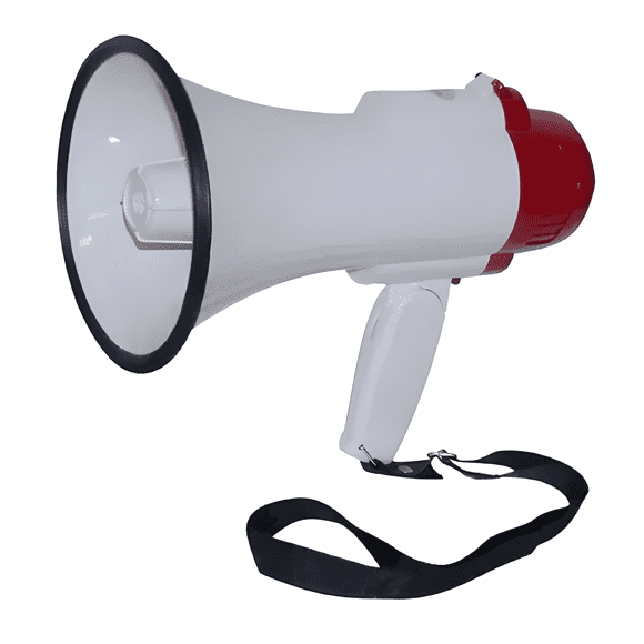 Megafono portatil 25w alto parlante 400m grabador