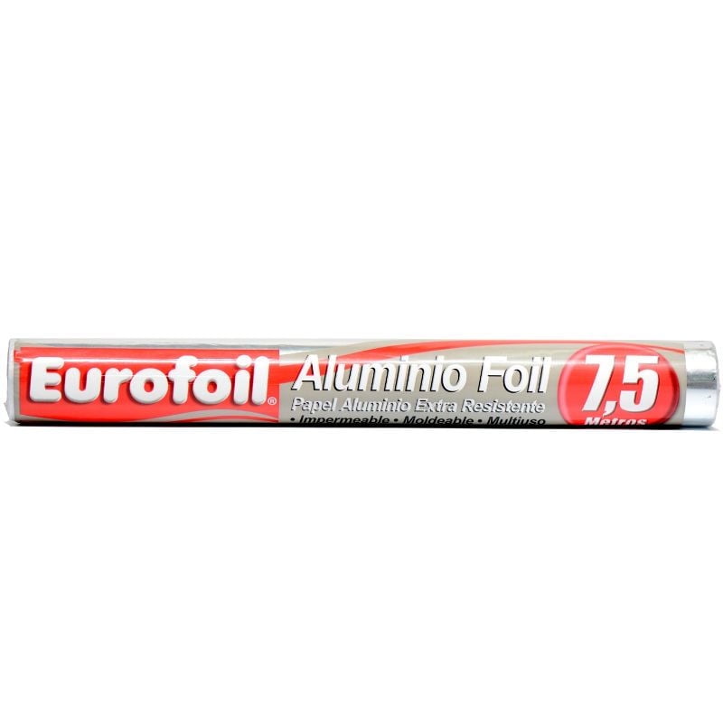 Papel Aluminio 7,5 Metros Eurofoil