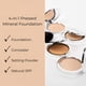 thumbnail image 2 of Advanced Mineral Makeup Polvo Compacto 4 en 1 de Base de Maquillaje Mineral con FPS Natural, Corrector y Acabado para Cobertura Media a Completa, a Base de Minerales (Halle, 10 ml), 2 of 5