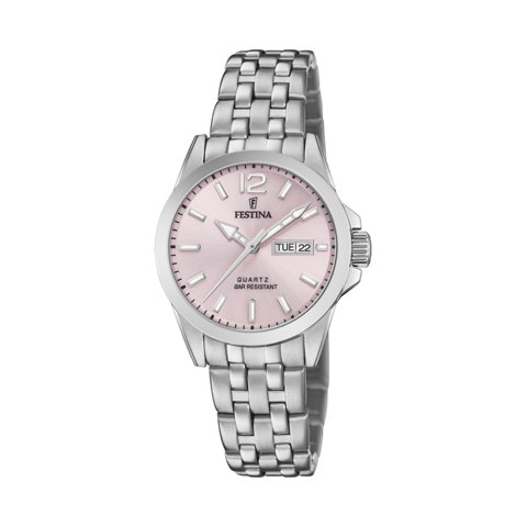 Reloj F20455/2 Festina Blanco Nácar Mujer Acero Clásico