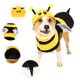 thumbnail image 3 of Disfraz de abeja para mascotas, perros, creaciones espeluznantes con sombrero de abeja 3D, 3 of 6