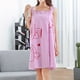 thumbnail image 3 of 1pc Quick-Drying Women's Bathrobe with Thick Straps - Absorbent Spa Wrap Towel for Home and Bathroom - Comfortable Bath Skirt for Bathroom Supplies, 3 of 4