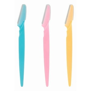 Linastore - Pack De 3 Maquina Navaja De Afeitar Para Cejas Colores