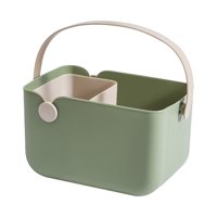 Bothyi - Bolsa De Almacenamiento Organizador De Cosméticos Suministros Inodoro Ducha Portátil Cesta Abierta Verde