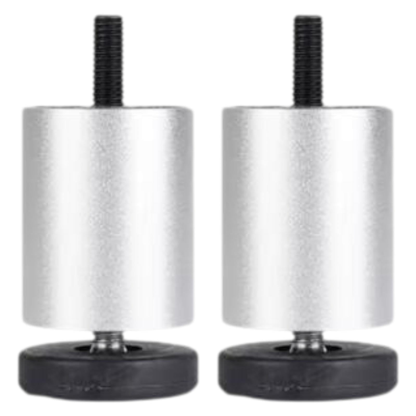 Bothyi - 2x Muebles Ajustables Patas De Aleación De Aluminio Patas De Soporte Para La Cama De Silla De Sofá 8 Cm De Plata