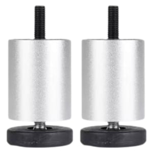 Bothyi - 2X Muebles Ajustables Patas De Aleación De Aluminio Patas De Soporte Para La Cama De Silla De Sofá 8 Cm De Plata