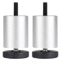 Bothyi - 2X Muebles Ajustables Patas De Aleación De Aluminio Patas De Soporte Para La Cama De Silla De Sofá 8 Cm De Plata