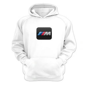 Genérico - Polerón Canguro Im Bmw Blanco Talla S Unisex
