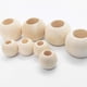 thumbnail image 2 of Hryxic 150 cuentas de madera con agujero grande de 20 mm y 12 mm, 2 of 7
