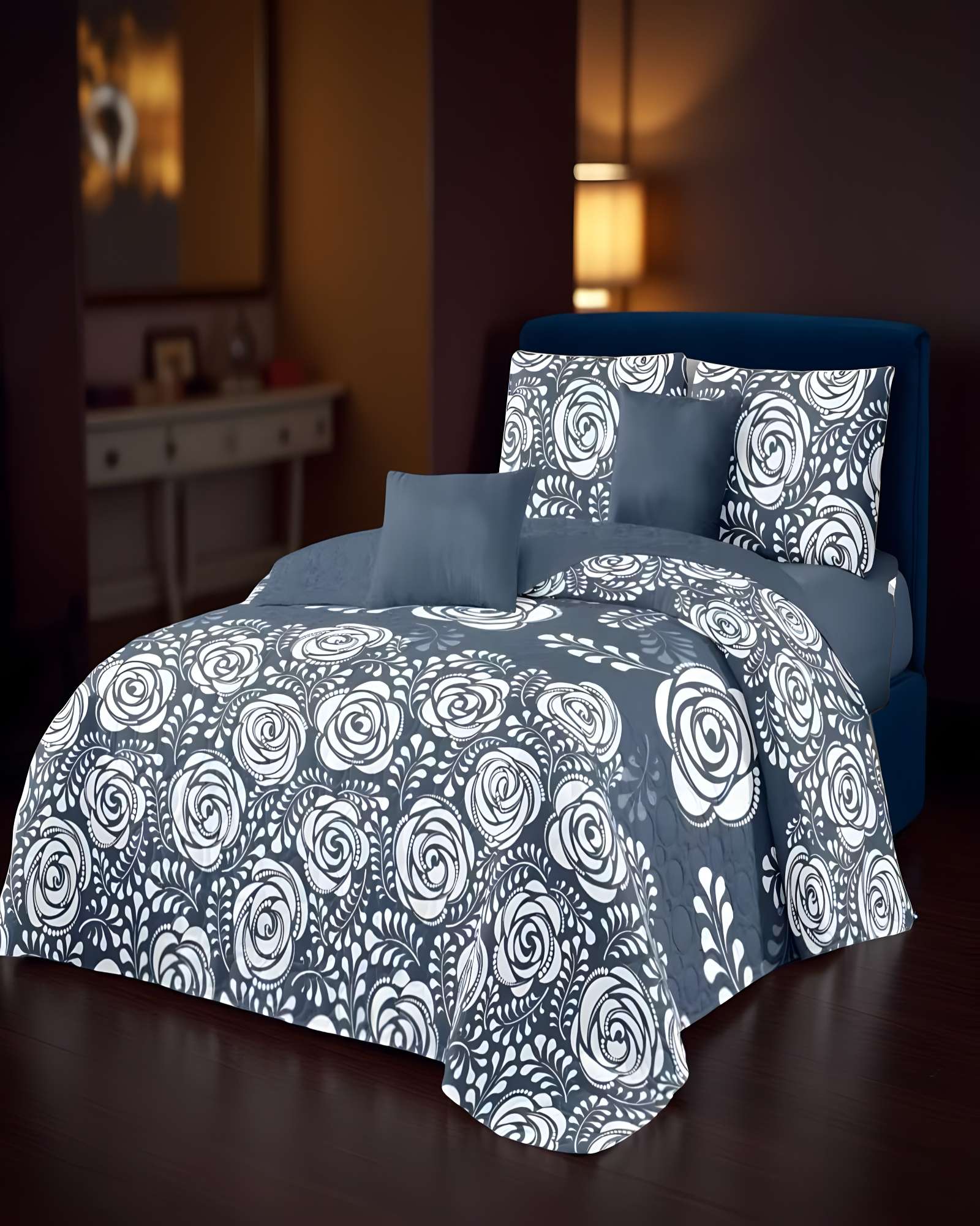 Genérico - Cubrecama Con Diseños King 250 X 270 Cm + 2 Almohadas P13