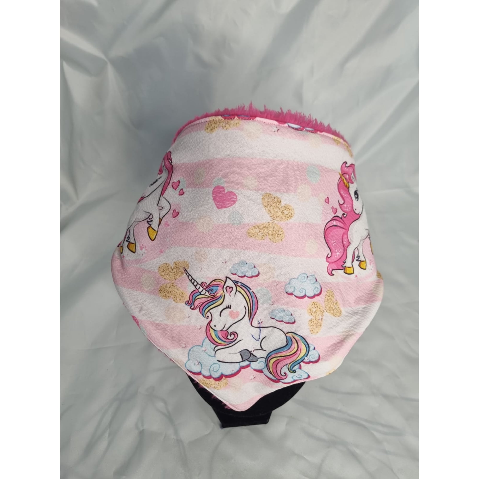 Bandana mascota invierno unicornios talla M