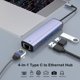thumbnail image 4 of Hub USB‑C IVSHOWCO 4‑en‑1 con Ethernet y 3 puertos USB 3.0, 4 of 7