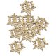 thumbnail image 2 of 10x Rodajas De Madera Navide?a Con Cuerda Hechas A Mano En Blanco Sin Terminar Recortes De Madera Copo De Nieve, 2 of 5