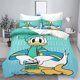 thumbnail image 1 of Donald Duck cartoon animation bedding 3pcs soft home textile 100% polyester 3D digital printing bedding king size set Bed Sheets, 1 of 5