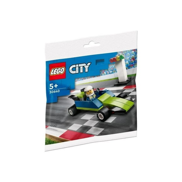 Bolsa de plástico LEGO City Race Car 30640 de juguete con conductor de más de 6 años