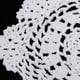 thumbnail image 2 of Tapete de Encaje de Algodón, Manteles Individuales en Color Blanco, 2 of 3