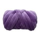 thumbnail image 4 of Chunky Yarn Crocheting Mantas DIY Jumbo Yarn Para Throw Pillow Alfombras Crochet Deep Violet, 4 of 5