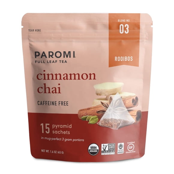 Té Herbal Paromi Canela Chai 15 Sobres Piramidales