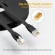 thumbnail image 2 of Cable Ethernet Jadaol 3 m Pack de 2 10 Gbps Plano Negro, 2 of 8