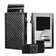 thumbnail image 1 of Funda Plegable Para Tarjetas Aluminio Con Bloqueo Rfid, 1 of 3
