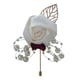 thumbnail image 1 of Novio Novia Ramillete Artificial Para Boda Dama De Honor Padrinos De Boda Blanco, 1 of 5