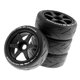 thumbnail image 3 of 4 Reemplazos De Neumáticos De Rueda De Goma Para Coche De Control Remoto 1/8 DIY Modificado Negro, 3 of 5
