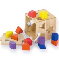 Viga - Juguete Madera Caja Encaje Formas