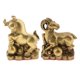 thumbnail image 3 of 2 Piezas De Latón Puro Estatuilla De Animal Chino Estatua Ornamento Cabra + Buey, 3 of 6