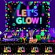 thumbnail image 2 of Telón de fondo fotográfico XJLANTTE Neon Let's Glow Party 1,8 x 1,2 m, 2 of 3
