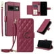 thumbnail image 1 of Funda tipo billetera FOXDOCK para Google Pixel 7 – Tapa abatible con correa para mujer, 1 of 5