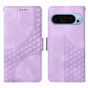 Carcasa Foxdock Google Pixel 9 De Cuero Pu, Diseño Acolchado Clásico, Protección Contra Caídas Y Rayones