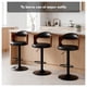 thumbnail image 4 of Pack 4 Silla Bar Taburete Piso Cocina Giratorio Ajustable Madera Moderno, 4 of 10