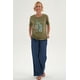 thumbnail image 4 of Polera Mujer Print Posicional Verde Militar, 4 of 4