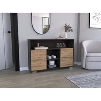 Tuhome - Arrimo Fraktal Cafe Y Miel 4 Puertas 82X120X32,6 Cm