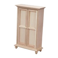 Bothyi - Armario De Doble Puerta Para Casa De Muñecas A Escala 1/12 Para Juego De Rol, Maqueta De Bricolaje, Diseño De Escena De Vida