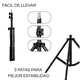 thumbnail image 4 of Soporte Tripode Para Celular Retráctil 2.1 Mts Videos Fotos, 4 of 7