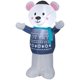 thumbnail image 1 of Inflable Gemmy 122 cm Oso Polar de Janucá, 1 of 1